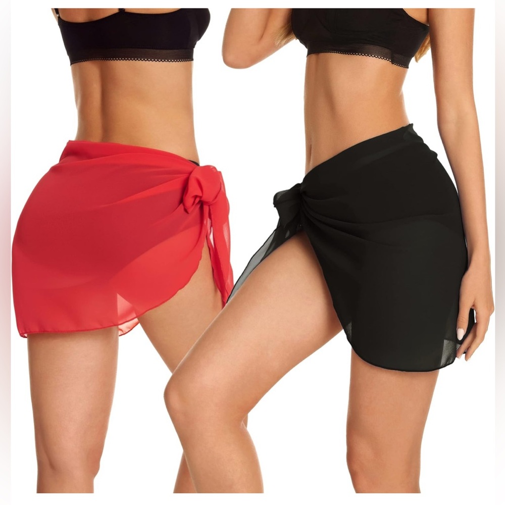 Red and black sarong set bought on Amazon - Picture 2 of 5